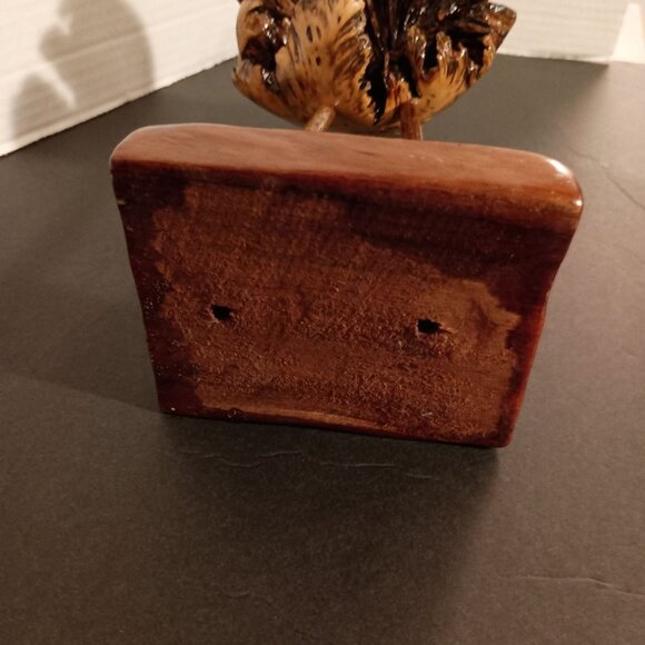 Mexican Souvenir Hand Carved Wooden Bird Sculpture MCM - Picture 9 of 13